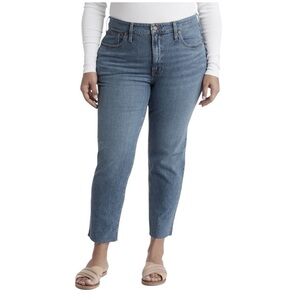 Madewell The Perfect Vintage Jean Cropped Raw Hem